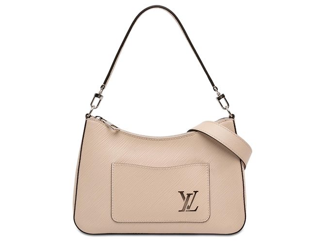 Bolsa Satchel Louis Vuitton Epi Marelle Bege