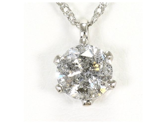 Autre Marque Collar de platino y diamantes
