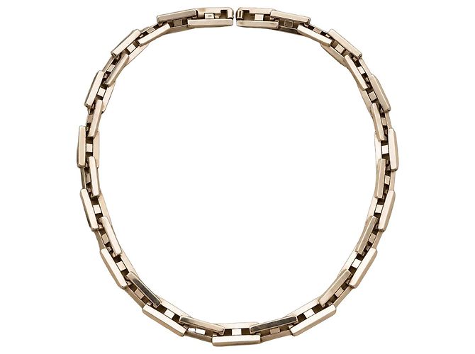 Hermès Hermes Collar de eslabones H Hercule -Héraclès en plata