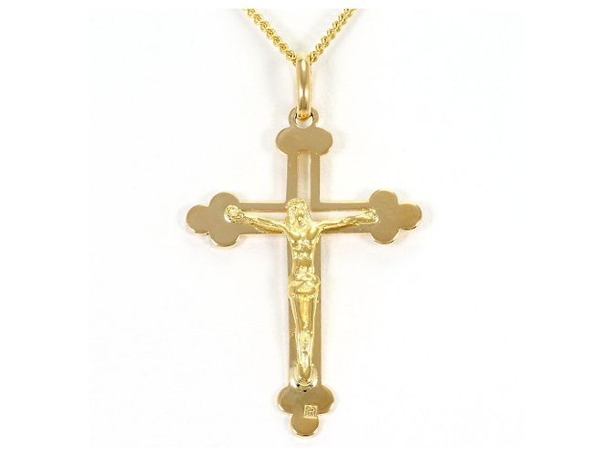 Autre Marque Collar de oro amarillo de 18K Dorado