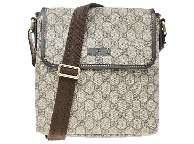Bolsa Messenger com aba Gucci GG Coated Canvas Small