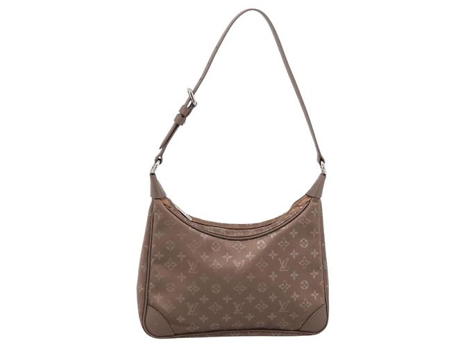 Louis Vuitton Boulogne Monogram Satin Mini Beige