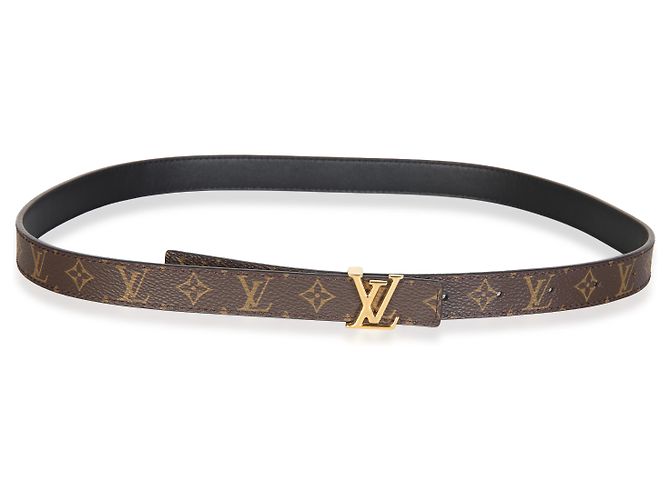 Louis Vuitton Black Monogram Canvas Reversible LV Iconic 20mm 80/32 Belt