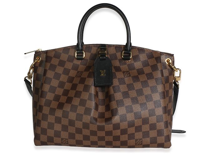 Louis Vuitton Damier Ebene Odeon Tote MM Marrom