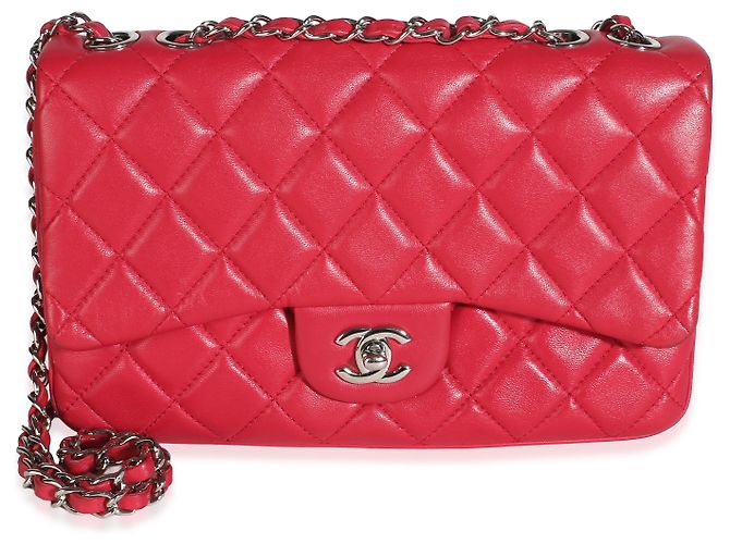 Gabrielle Bolso Chanel Medium 3 de piel de cordero acolchada rosa