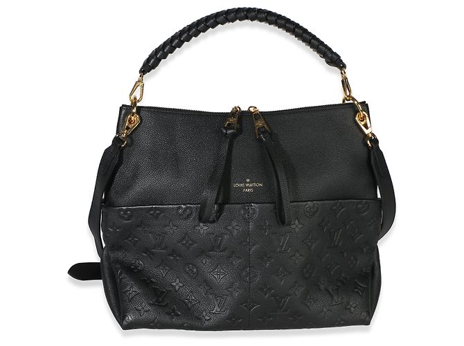 Louis Vuitton Black Monogram Empreinte Maida Hobo