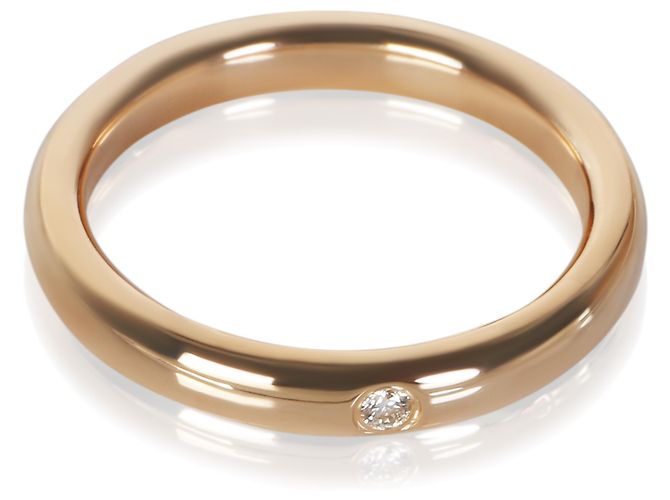Anello Elsa Peretti in oro rosa e diamanti Tiffany & Co.