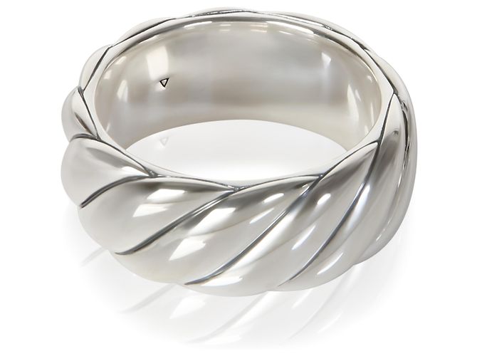Anello Sculpted Cable in argento sterling David Yurman