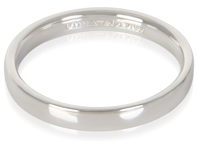 Tiffany & Co. Platin Ehering flach 3mm