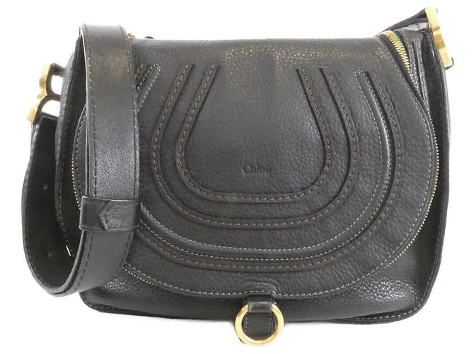Bolsa de Ombro em Couro Chloé Marcie