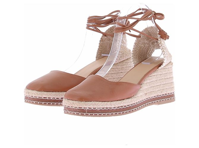 Castaner Espadrillas con zeppa camel