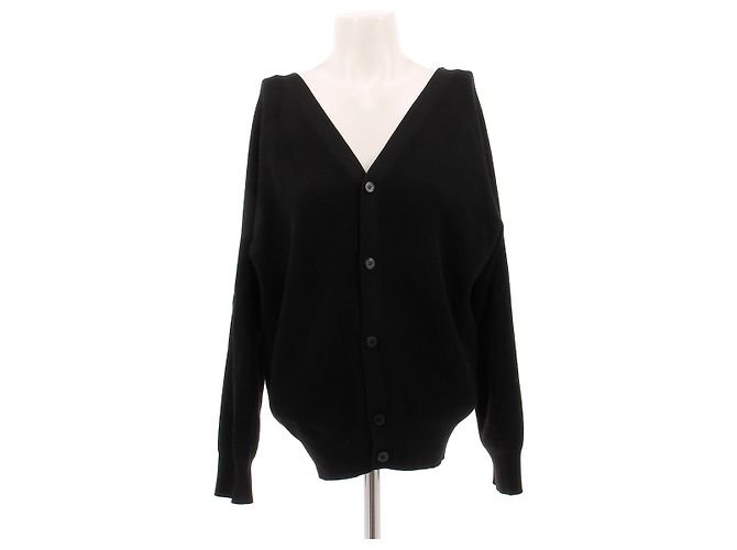 Hermès Cardigan aus Wolle in Schwarz