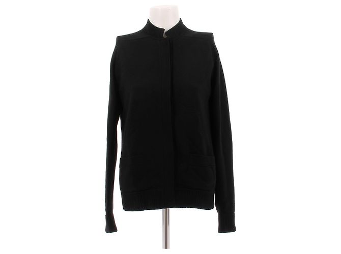 Gilet noir en cachemire Hermès