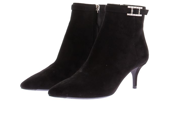 Hermès Stivaletti in camoscio nero