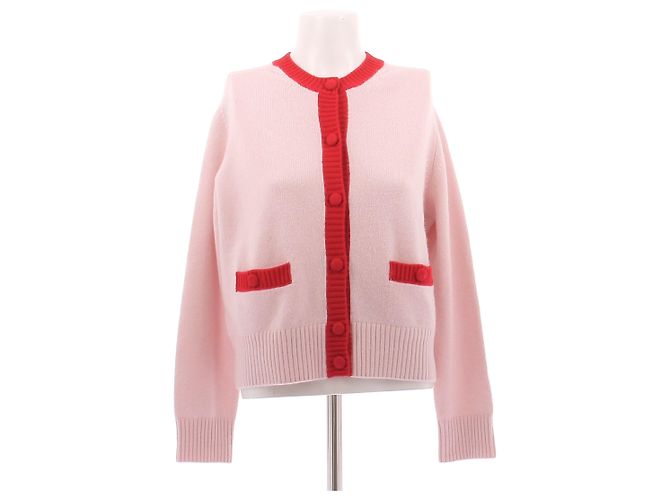 Paul & Joe Strickjacke aus Wolle rosa rot