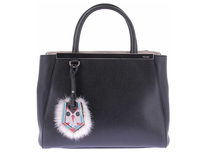 Fendi Borsa nera con accessorio