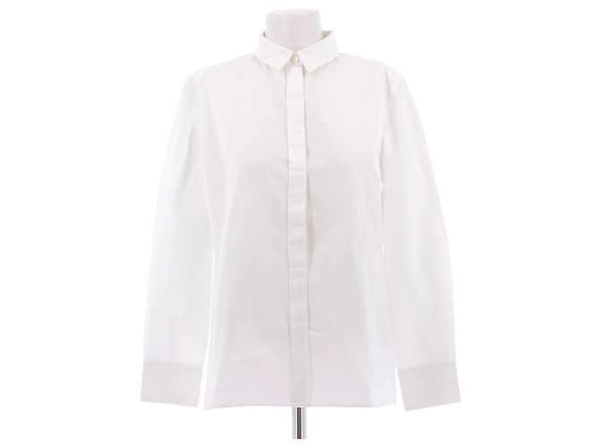 Camisa Hermès de algodón blanca Talla 38