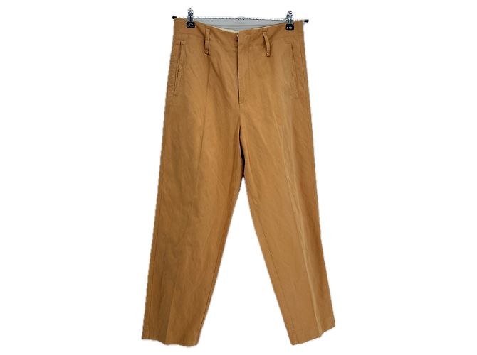 Autre Marque FORTE_FORTE Hose aus Baumwolle Camel