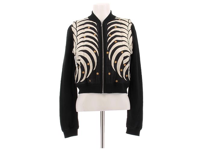 Hermès Gilet noir à empiècement