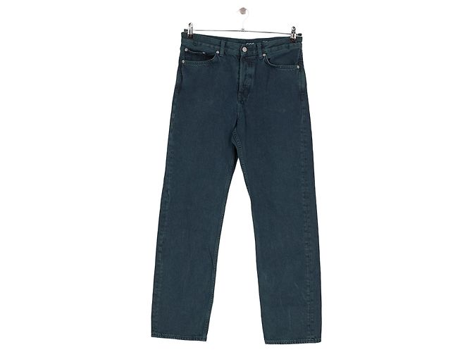 Vaqueros de pierna recta en denim azul cerceta Cos