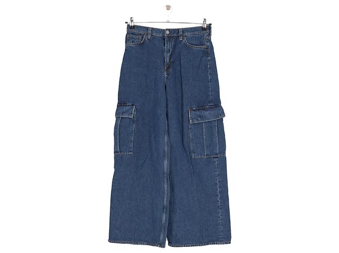 Pantalones cargo de denim azul Cos