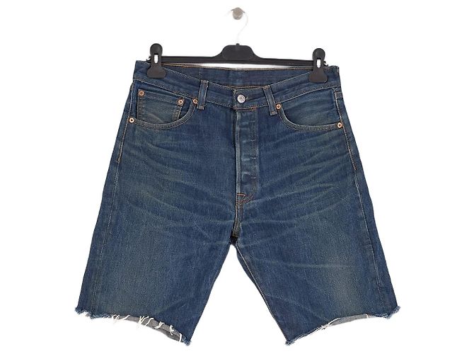 Levi's Blaue Denim Shorts Baumwolle Größe 33