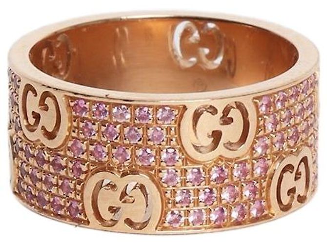 Gucci Anello Icon Stardust in oro rosa 18k