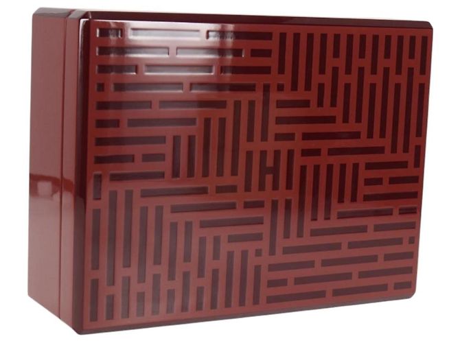 Hermès HERMES Daedalus Facet H Schmuckkästchen Kunststoff Rot