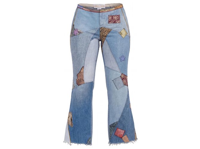 Roberto Cavalli Patchwork Jeans