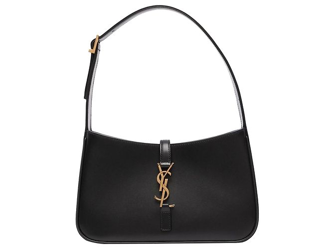 Bolsa Hobo de Couro Le 5 à 7 da Saint Laurent