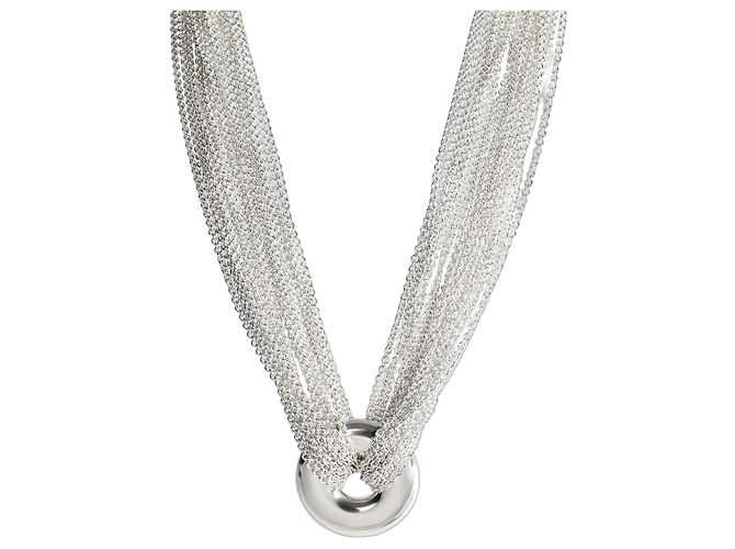 Collar de Círculo de Múltiples Cadenas de Plata Esterlina Tiffany & Co.