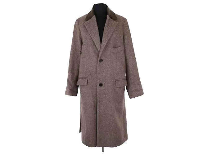Zadig & Voltaire Mad chine brown coat