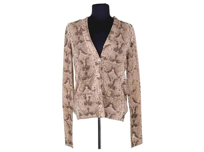 Yves Saint Laurent Brauner Cardigan