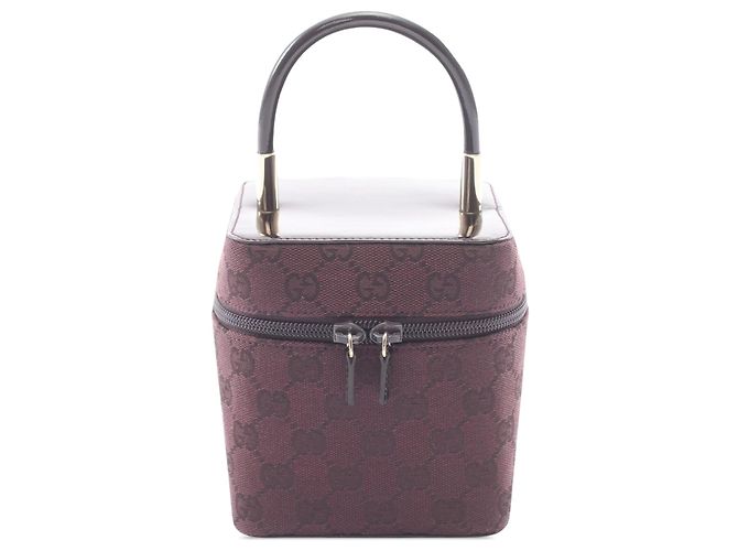 Sac vanity Gucci Mini GG Canvas Violet