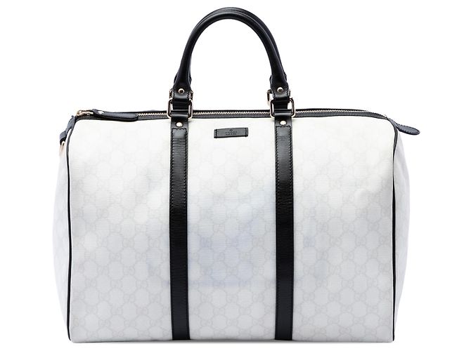 Bolso Boston Gucci Joy Medium GG Supreme Blanco
