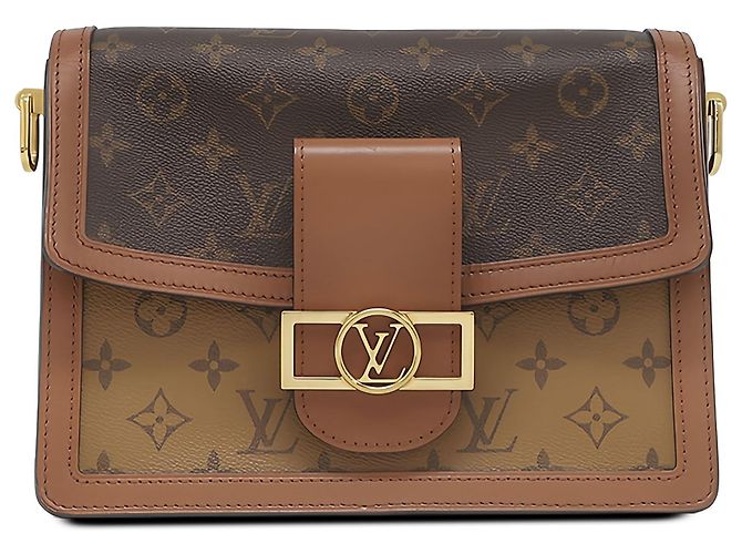 Louis Vuitton Brown Monogram Reverse Dauphine MM