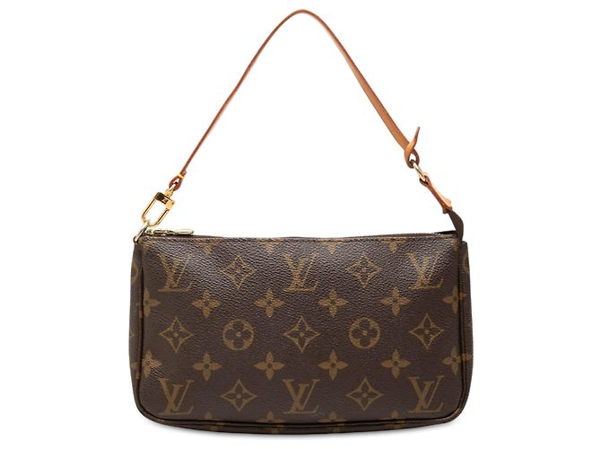 Louis Vuitton Brown Monogram Pochette Accessoires