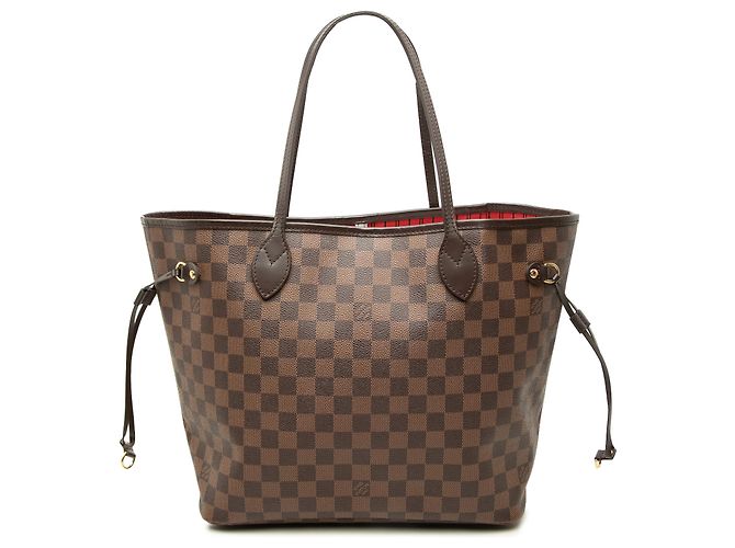 Louis Vuitton Brown Damier Ebene Neverfull MM