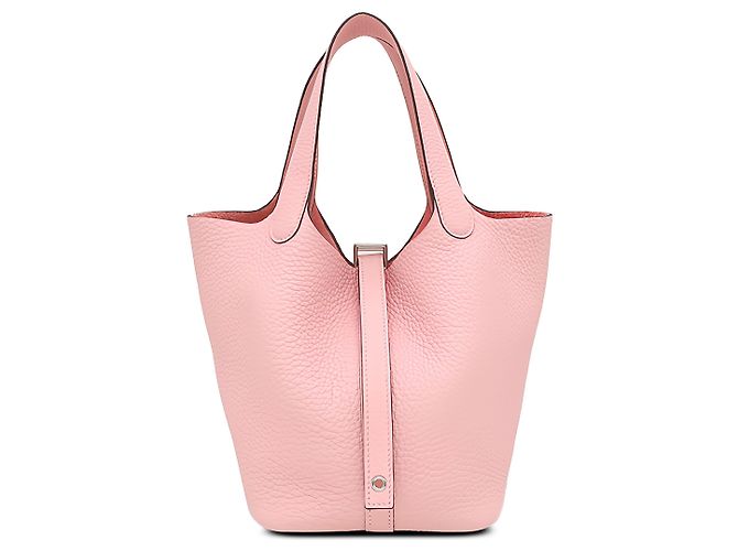 Hermès Pink Clemence Picotin Lock 18