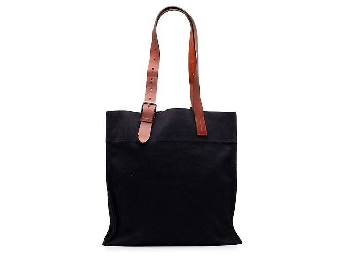 Sac Shopping Hermès Blue Toile Etriviere