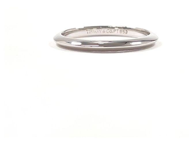 Autre Marque Tiffany Knife Edge Band Ring Silber
