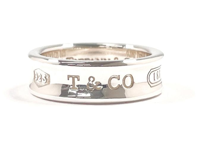 Autre Marque Anello Tiffany & Co. 1837 Medium Band Argento