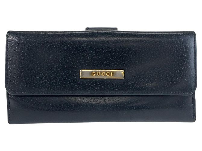 Cartera larga Gucci negra