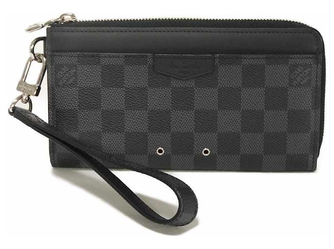 Portafoglio Lungo Louis Vuitton Zippy Dragonne Damier Graphite