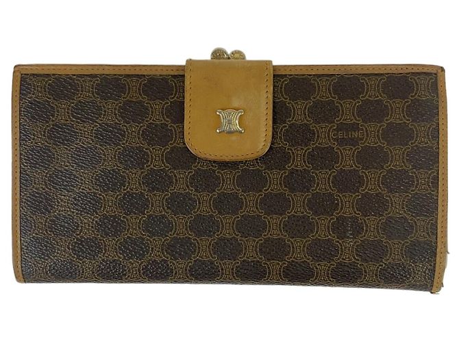 Céline Celine Macadam Triomphe Long Wallet