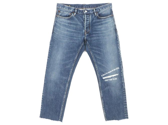 Autre Marque Pantaloni in denim di cotone MINEDENIM