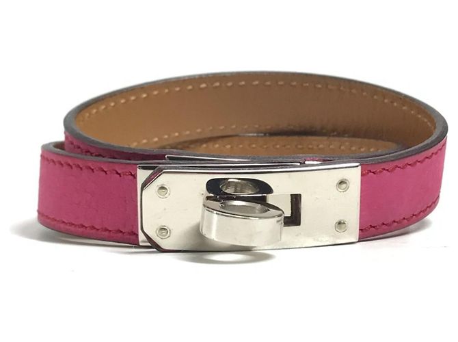 Hermès Pulseira Charm Hermes Kelly Double Tour