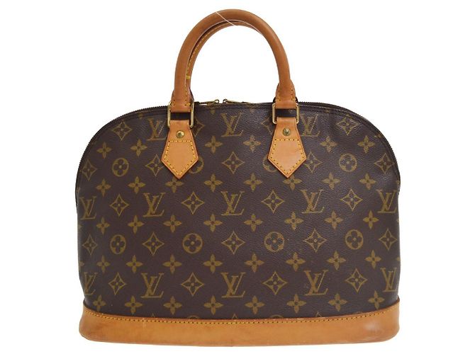 Louis Vuitton Vintage Alma Monogram Canvas PM Marron