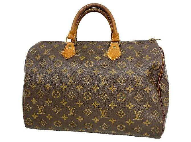 Sac à main Louis Vuitton Monogram Speedy 35