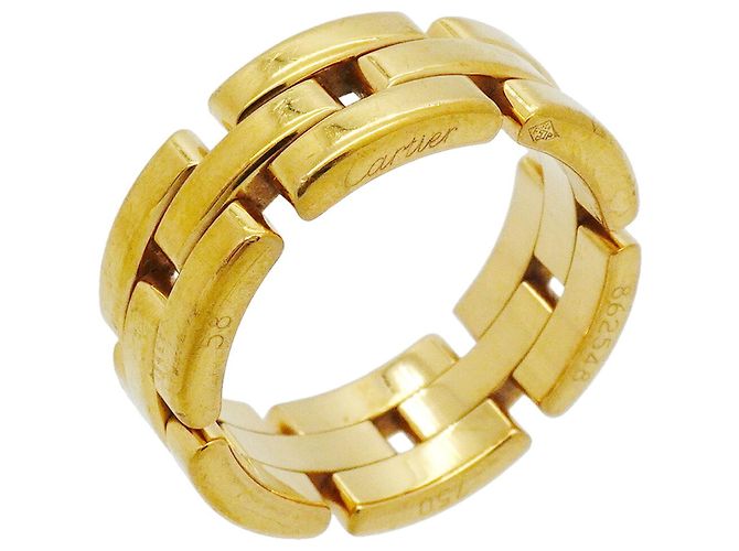 Anel Cartier Maillon Panthère 3 filas